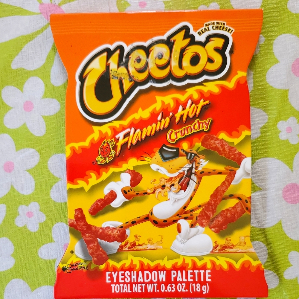 Cheetos Flamin' Hot Eyeshadow Palette By Chester Cheetah